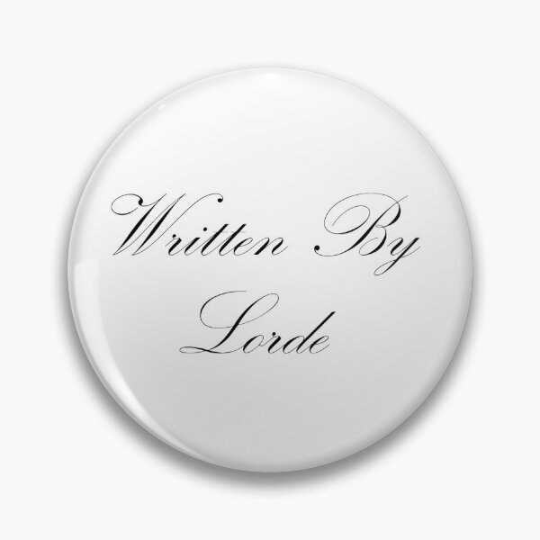 Item preview, written by lorde designed and sold by yoloswagnicole.