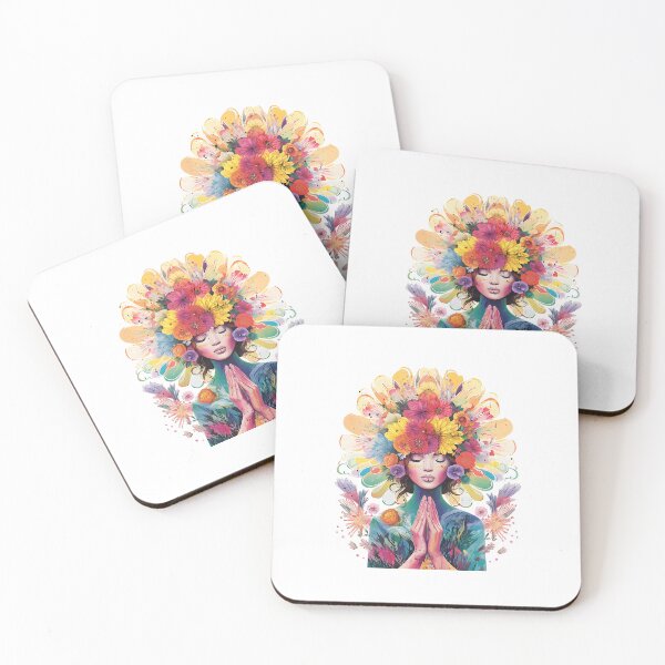 Item preview, Animal Chakra Alignment - Rainbow Mandala and Watercolor Yoga Wildlife designed and sold by Silver Medal.