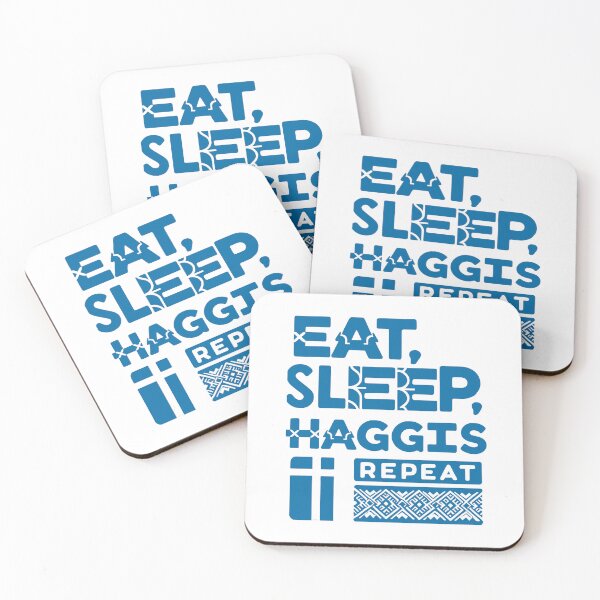 Item preview, Eat Sleep Haggis Repeat - Funny Scottish Foodie Design Scottish Haggis Fun Gift designed and sold by MAPDDesigns.
