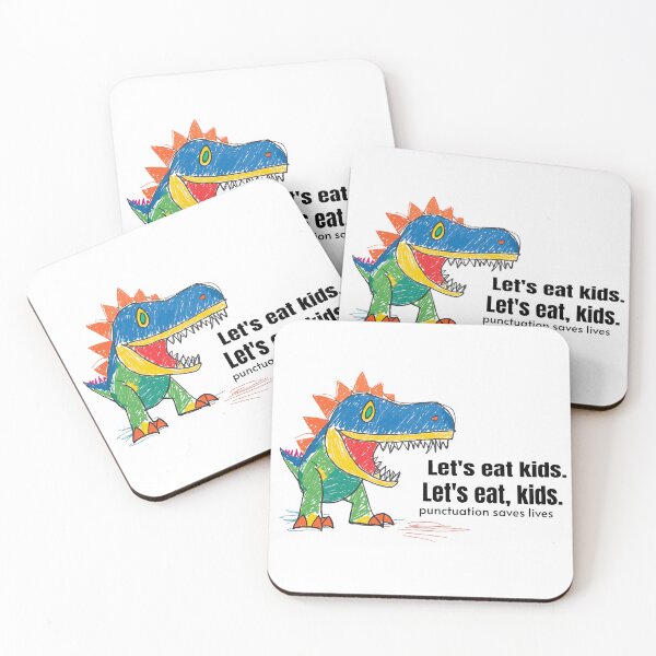 Item preview, Let's Eat Kids Punctuation Saves Lives designed and sold by MindFrank.