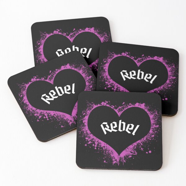 Item preview, Purple & White Blood Spattered Rebel Heart designed and sold by Rebel Gurl.