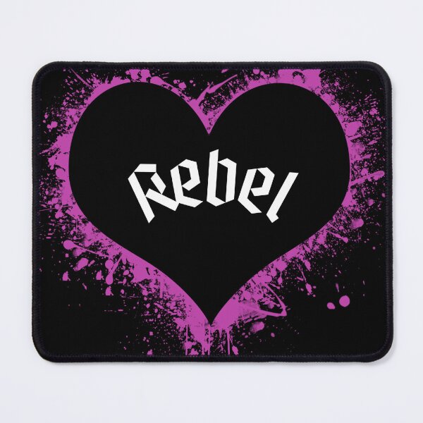 Item preview, Purple & White Blood Spattered Rebel Heart designed and sold by Rebel Gurl.