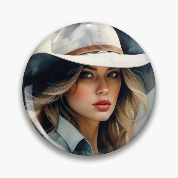 Item preview, Beautiful Blonde Cowgirl with Hat designed and sold by AD-Digital-Art.