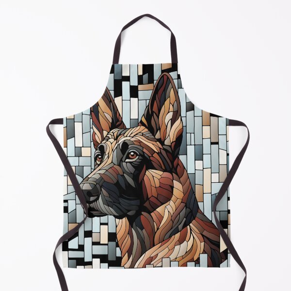 Item preview, Dutch Shepherd Dog- Mosaic Art designed and sold by k9printart.