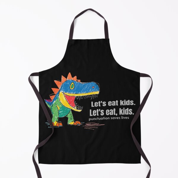 Item preview, Let's Eat Kids Punctuation Saves Lives designed and sold by MindFrank.