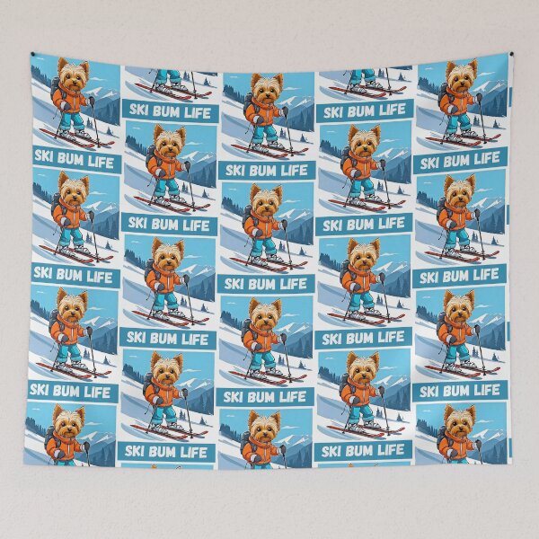 Item preview, Yorkipoo Ski Bum Life designed and sold by Fredster1966.