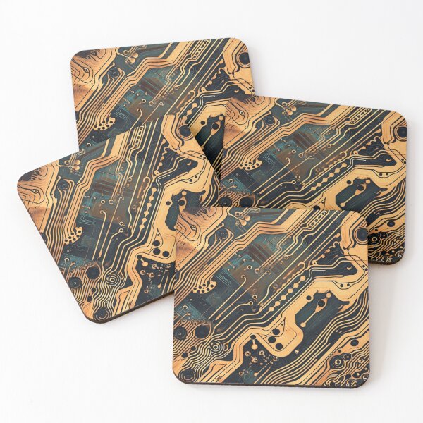 Item preview, Woodgrain Circuitry: Natural Tech Fusion designed and sold by Nicholas Panek.
