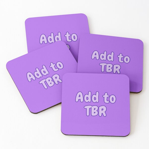 Item preview, Add to TBR Purple Book Lover Sayings designed and sold by BookishSerena.