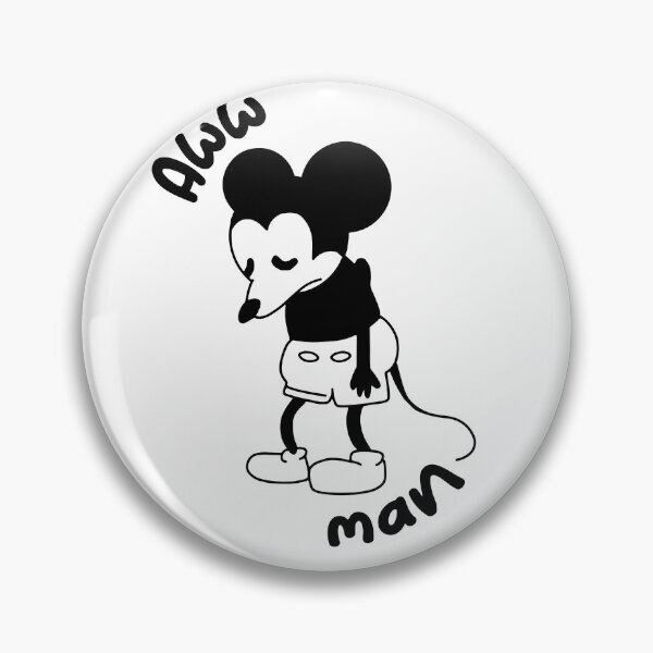 Item preview, Aww man - diseño antiguo mickeymouse Steamboat Willie designed and sold by JustForaMinute.