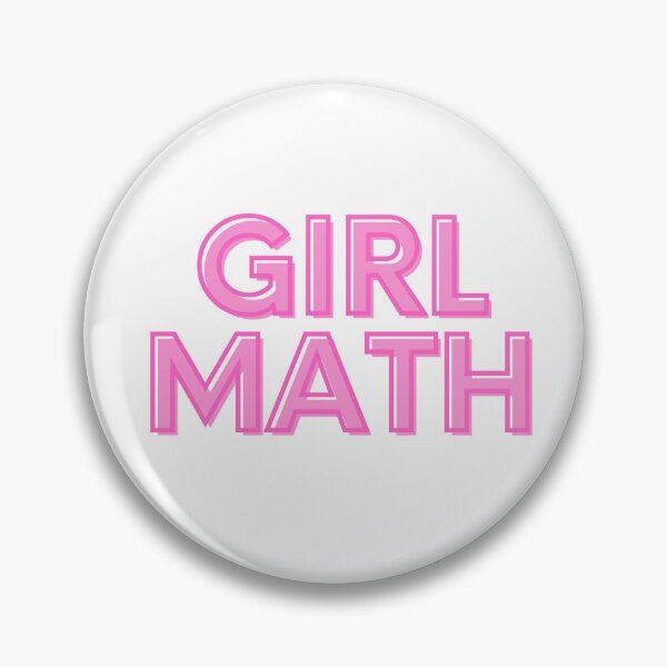 Item preview, Girl Math Tiktok Pink designed and sold by NimuehArt.