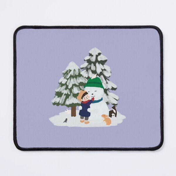 Item preview, Baby Juwon and her Snowman Friend designed and sold by Isabery.