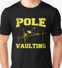 Pole Vault Gift - Custom Pole Sticker - Custom Pole Decal - Pole Vaulting Stick - Pole Vault Necklace - Pole Sticker - Pole Vaulter Stick Unisex T-Shirt