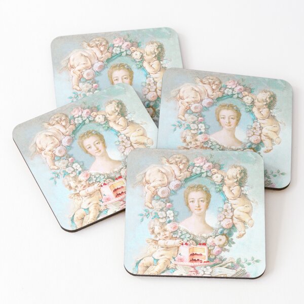 Item preview, Madame de Pompadour Putti and Cake designed and sold by Wendy Paula Patterson.
