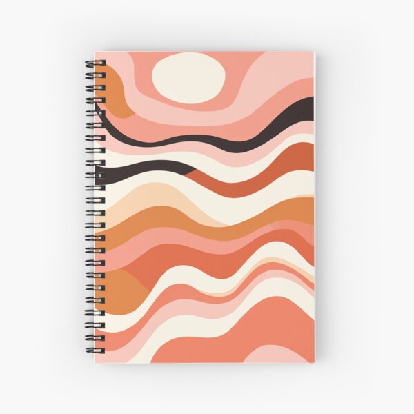 Strawberry Waves Spiral Notebook