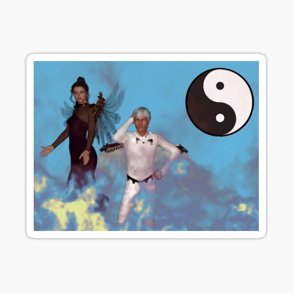 Item preview, Twin Flames Yin Yang designed and sold by KDStout.