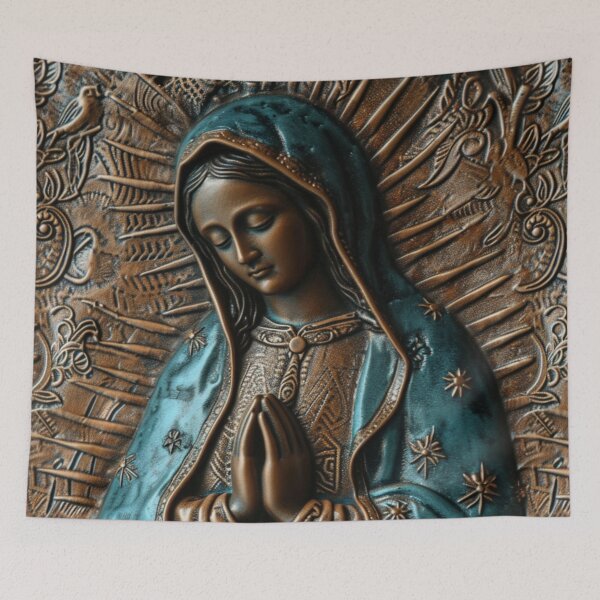 Item preview, Divine Aura: Our Lady of Guadalupe Relief designed and sold by Nicholas Panek.