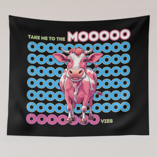 Item preview, Vaca Rosa Llévame Al Cine designed and sold by mftees.