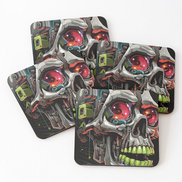 Item preview, Cybernetic Cerebrum Skull Art designed and sold by robertmullineux.