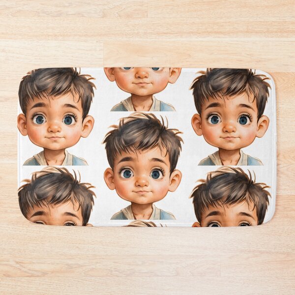 Item preview, Cherub's Gaze - Adorable Kid Illustration designed and sold by Sakshi Jha.