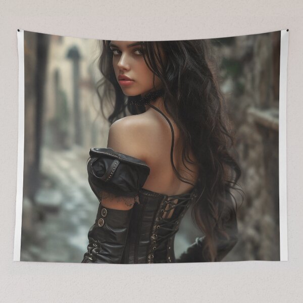 Item preview, Enchantress of the Cobblestone Alley designed and sold by oanaunciuleanu.