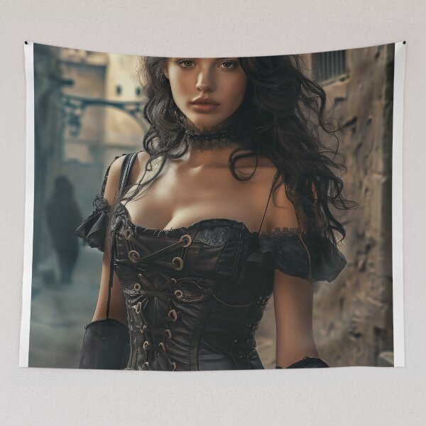 Item preview, Enchantress of the Cobblestone Alley designed and sold by oanaunciuleanu.
