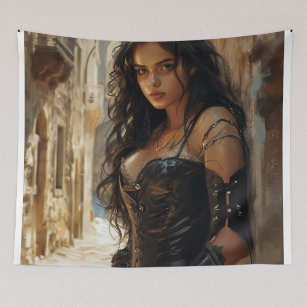 Item preview, Enchantress of the Cobblestone Alley designed and sold by oanaunciuleanu.