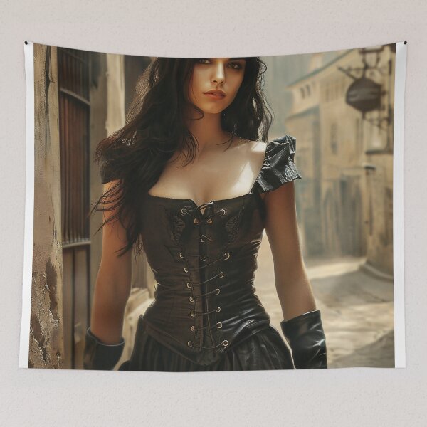 Item preview, Enchantress of the Cobblestone Alley designed and sold by oanaunciuleanu.
