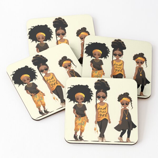 Item preview, Trendy Trio: Fashionable Youth Illustration designed and sold by inkArtistryfine.