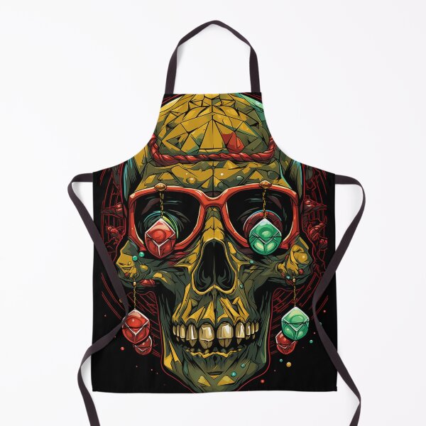 Item preview, Golden Glamour Skull Art designed and sold by robertmullineux.