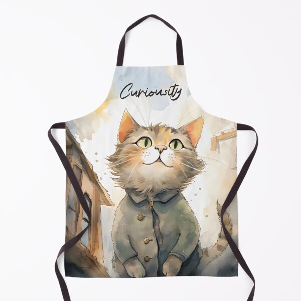 Item preview, Curious Cat: Whimsical Urban Tale designed and sold by inkArtistryfine.