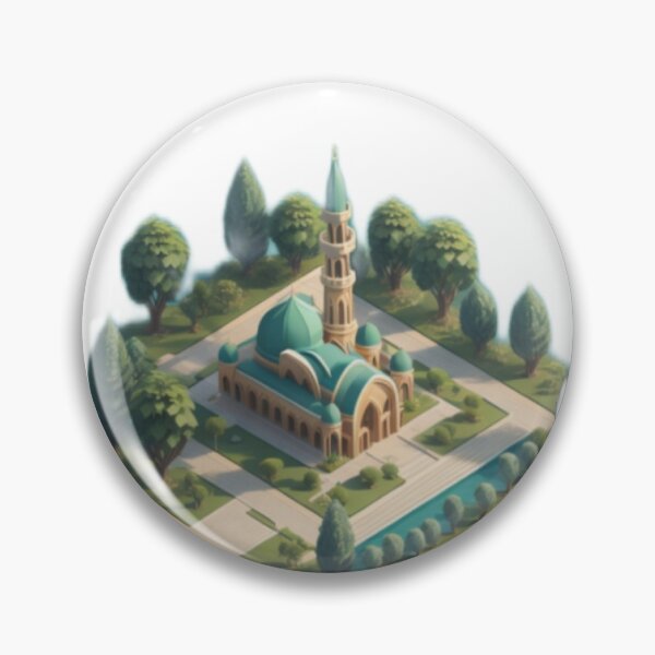 Item preview, Green land mosque  designed and sold by Hudha  Nooraa.