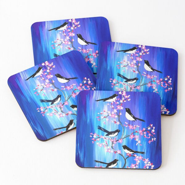 Item preview, Birds and Japanese Flowers designed and sold by cathyjacobs.