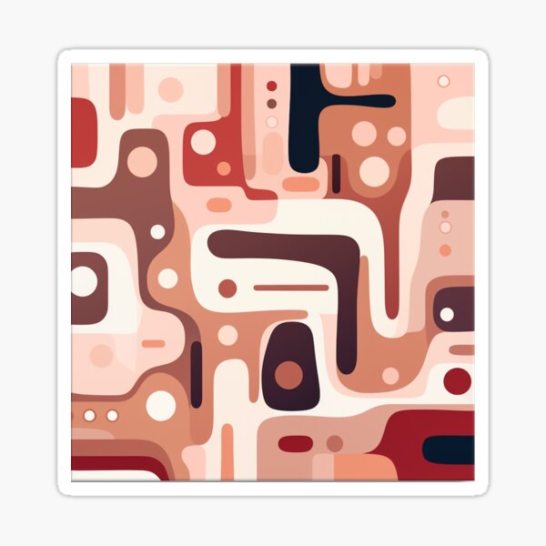 Abstract Geometry Sticker