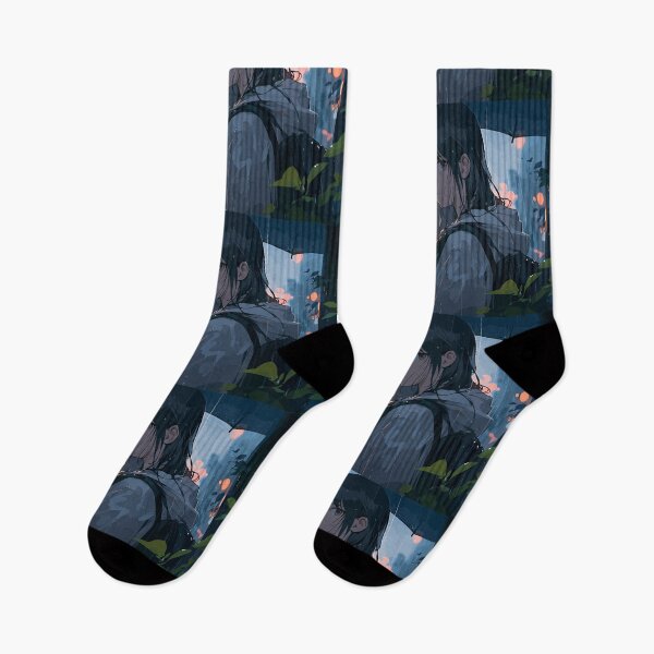 Item preview, Girl In Rain Anime Art designed and sold by Vector Scout Lab.
