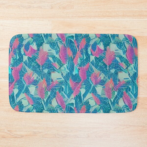 Item preview, Abstract Pink and Blue Floral designed and sold by calibrit.