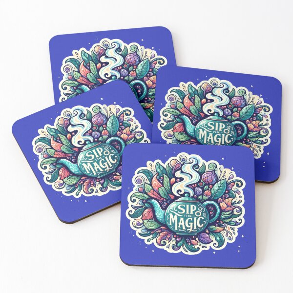 Item preview, Enchanting Tea Time Delight Sticker Design designed and sold by Evanlio.