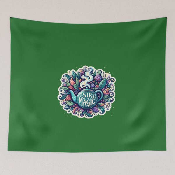 Item preview, Enchanting Tea Time Delight Sticker Design designed and sold by Evanlio.