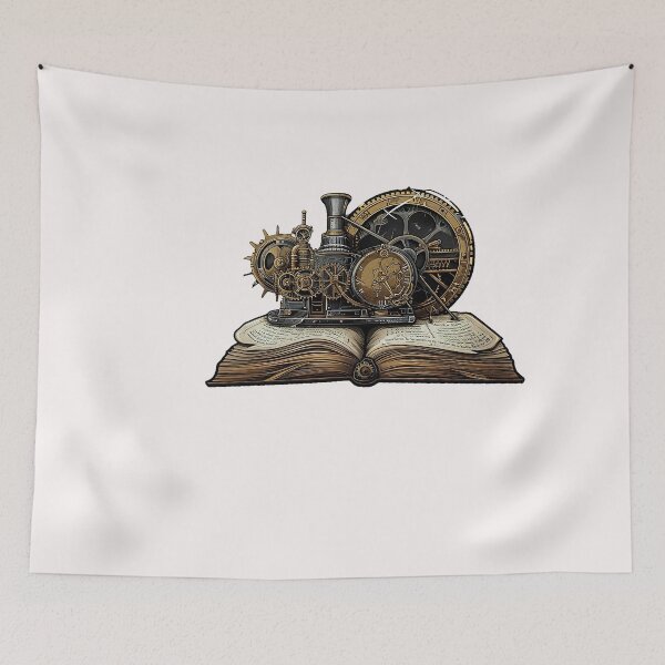 Item preview, Steampunk Fantasy Book Aesthetic designed and sold by Desfix.