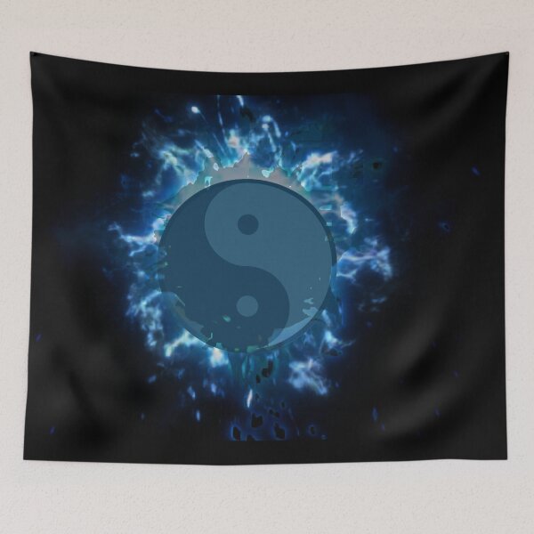 Item preview, Yin Yang llameante azul designed and sold by KDStout.