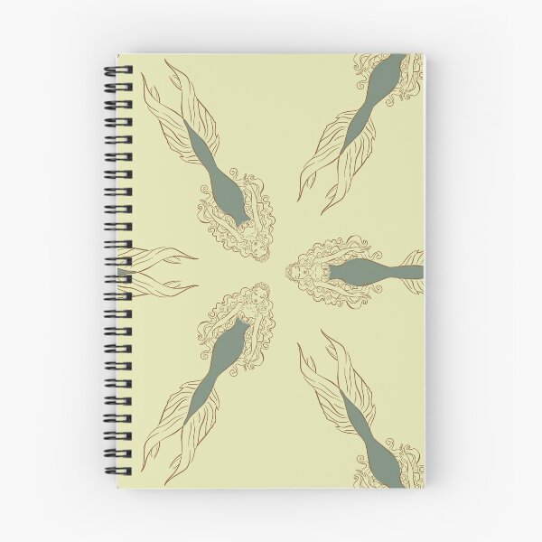 Item preview, Mermaids Pattern in Green & Gold designed and sold by Jen Toal.