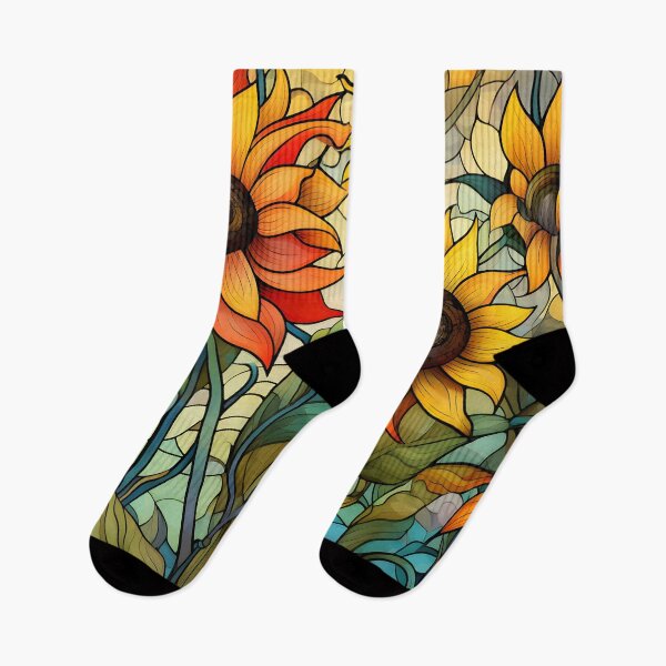 Item preview, Stained Glass Sunflower Symphony designed and sold by inkArtistryfine.