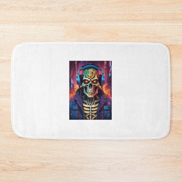 Item preview, Skeleton wearing headphones designed and sold by BTFI.