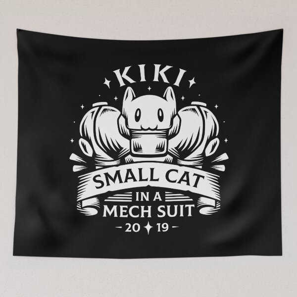 Item preview, Small Cat in a Mech Suit designed and sold by AlundrART.