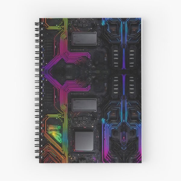 Item preview, Cybernetics - Black and Multi - 06 designed and sold by Mystic-Images.