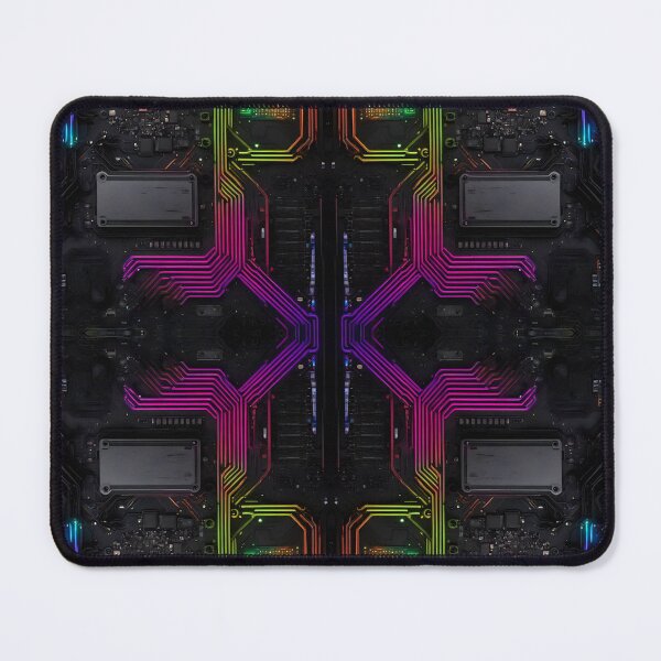 Item preview, Cybernetics - Black and Multi - 06 designed and sold by Mystic-Images.
