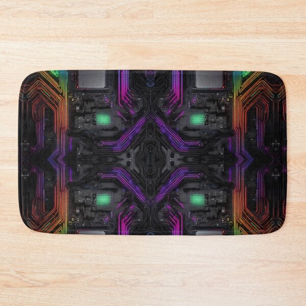 Item preview, Cybernetics - Black and Multi - 06 designed and sold by Mystic-Images.