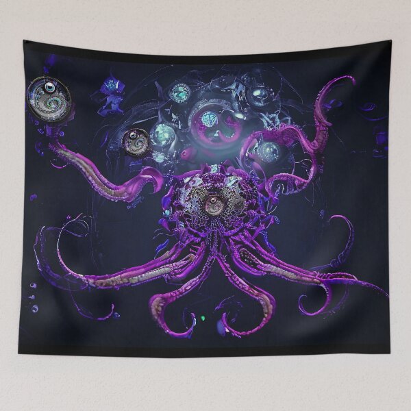 Item preview, Mechanical Octopus designed and sold by Pebbledrops.