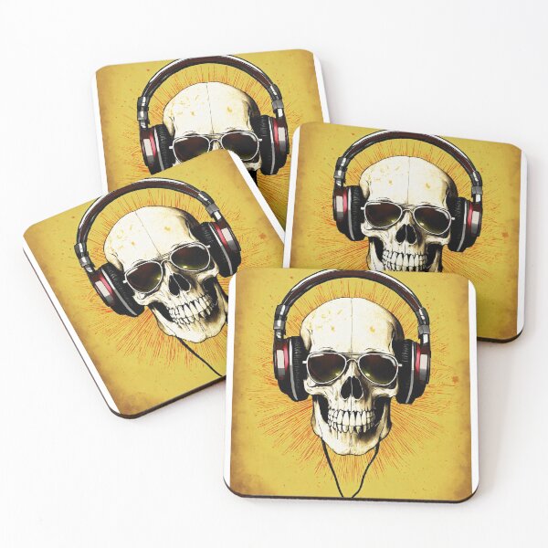 Item preview,  skull with sunglass and headphones  designed and sold by BTFI.