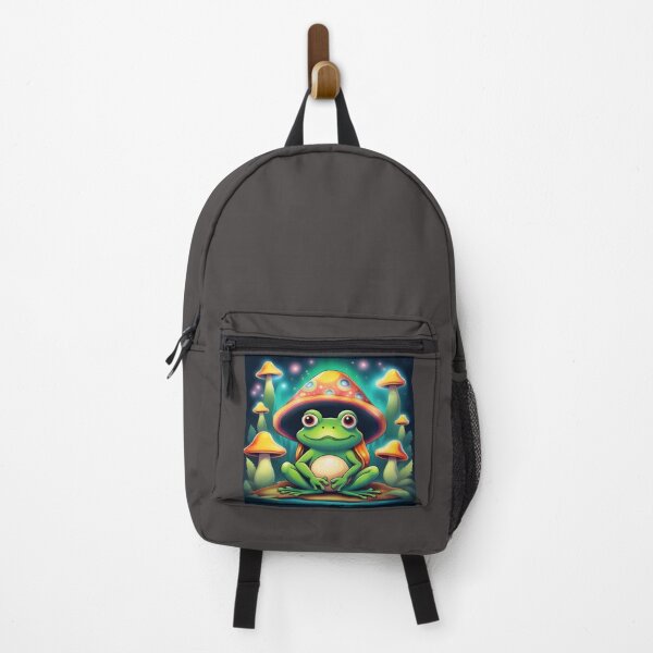 Item preview, Hippie Frog Under The Stars With Mushrooms designed and sold by Sheggie-2-Art.