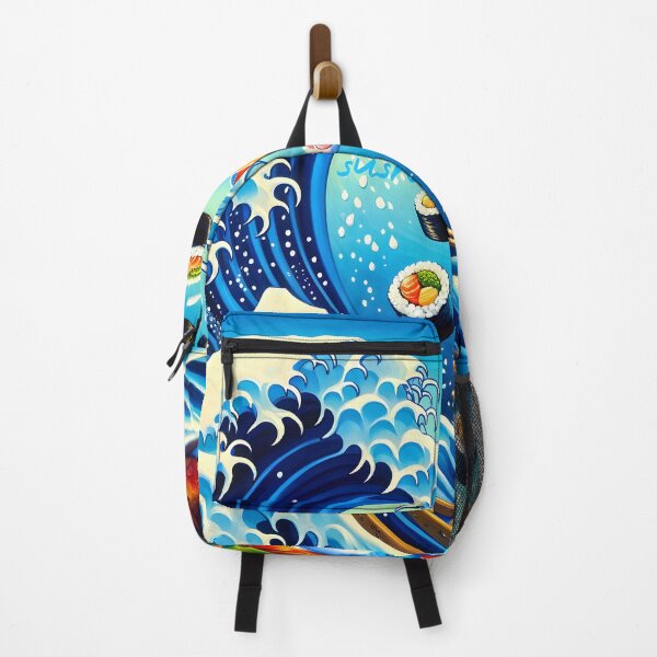 Item preview, Sushi Cat: The Great Wave Feast designed and sold by inkArtistryfine.